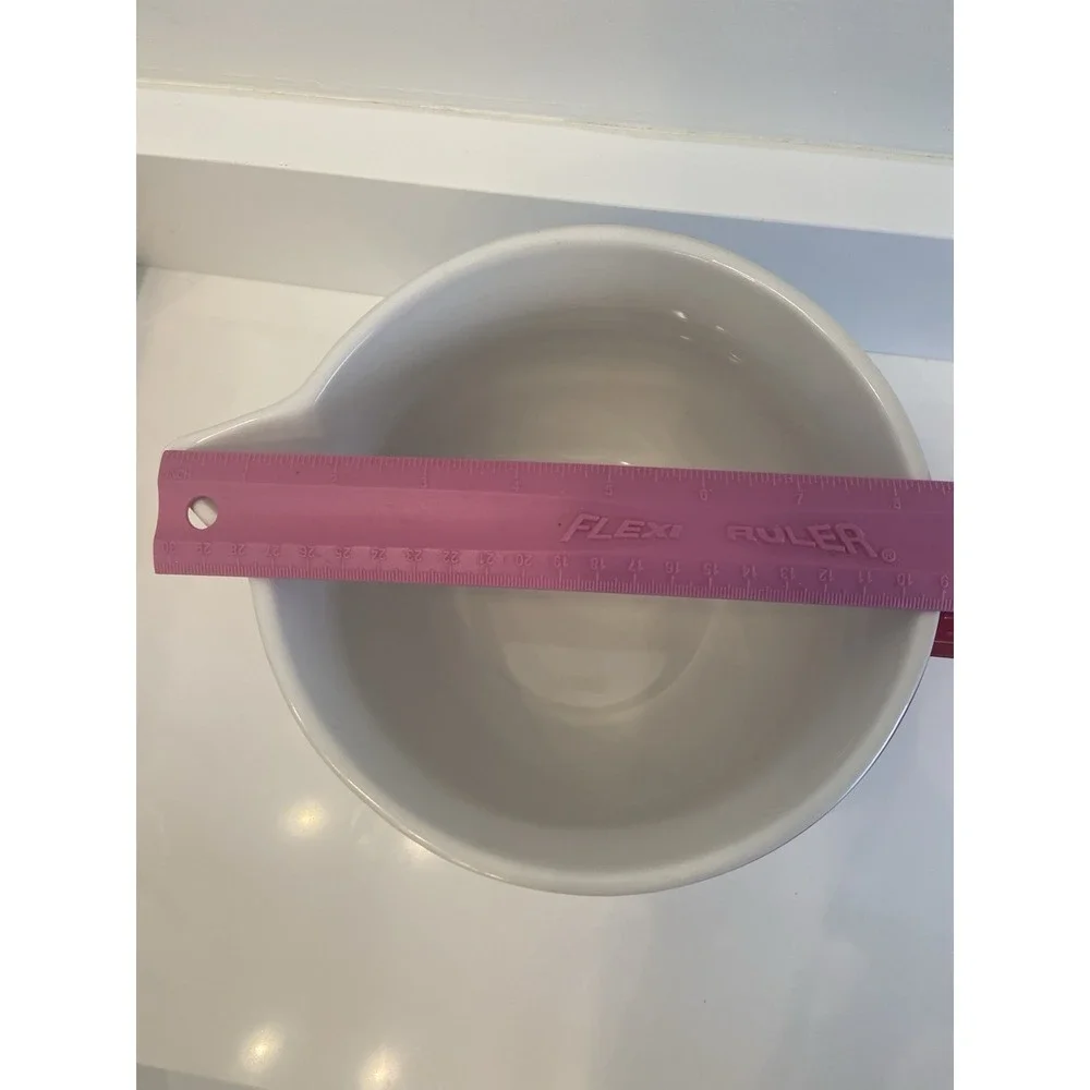 Home Essentials Stoneware Mixing bowl Handle Spout Things Love About Christmas